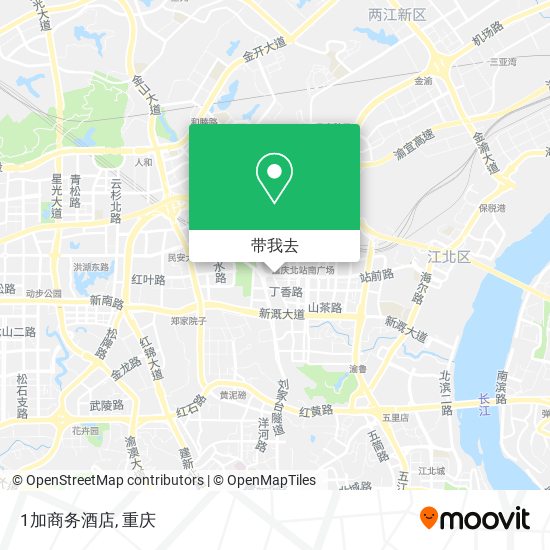1加商务酒店地图