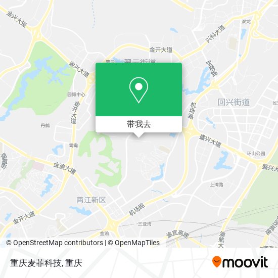 重庆麦菲科技地图