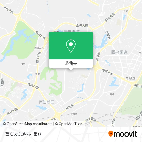 重庆麦菲科技地图