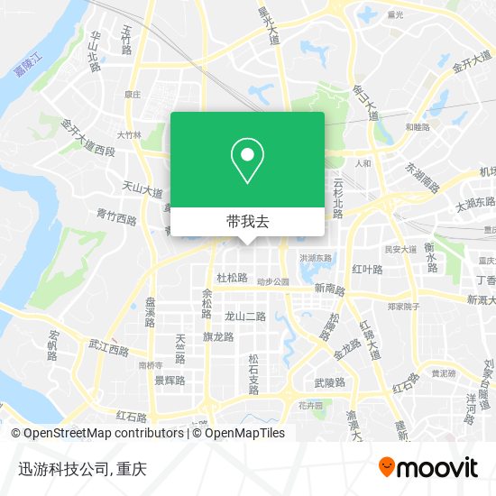 迅游科技公司地图