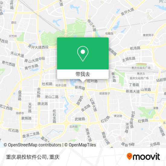 重庆易投软件公司地图