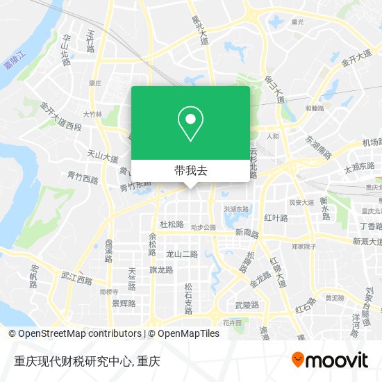 重庆现代财税研究中心地图