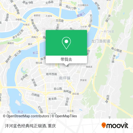 洋河蓝色经典纯正烟酒地图