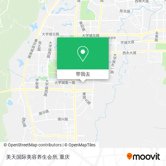 美天国际美容养生会所地图