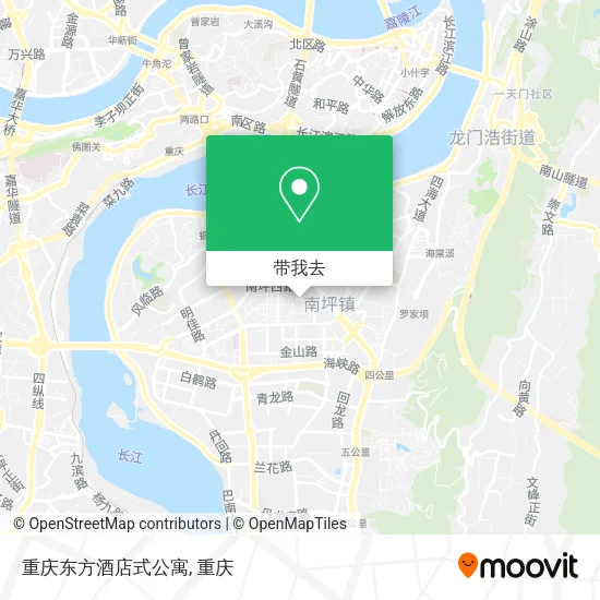 重庆东方酒店式公寓地图