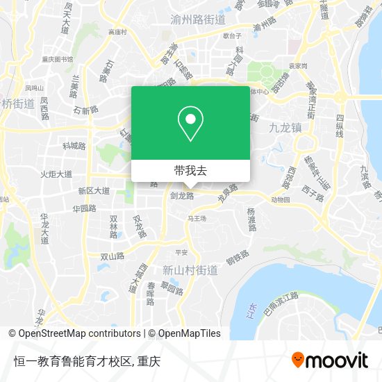 恒一教育鲁能育才校区地图