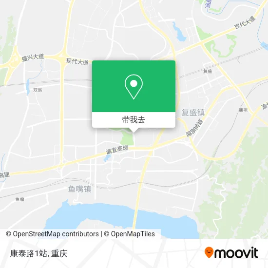 康泰路1站地图