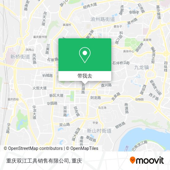 重庆双江工具销售有限公司地图