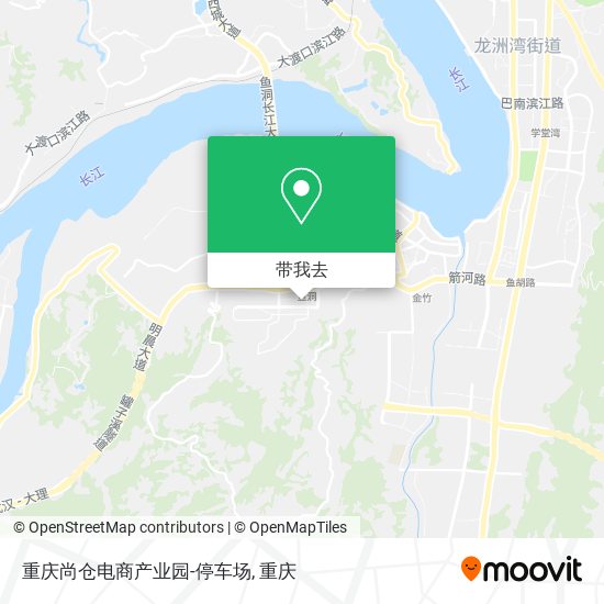 重庆尚仓电商产业园-停车场地图