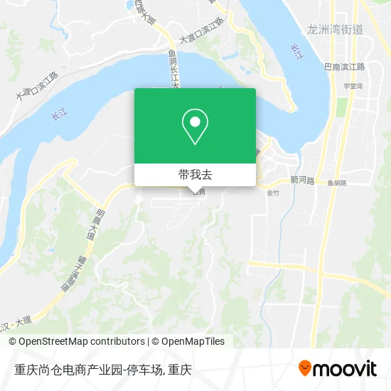 重庆尚仓电商产业园-停车场地图