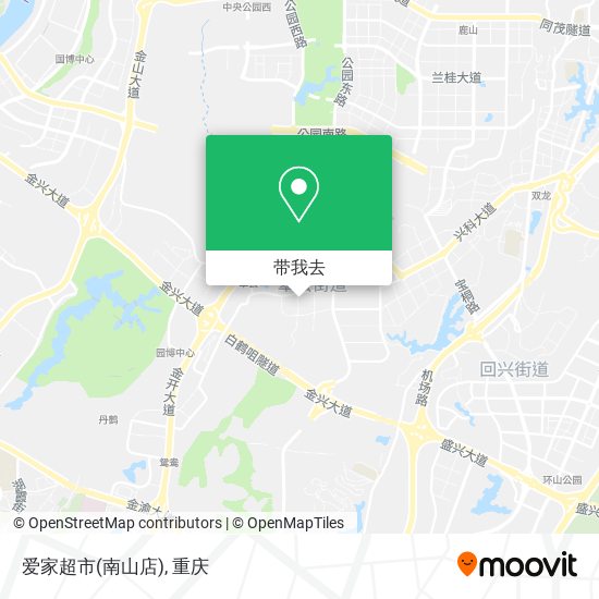 爱家超市(南山店)地图