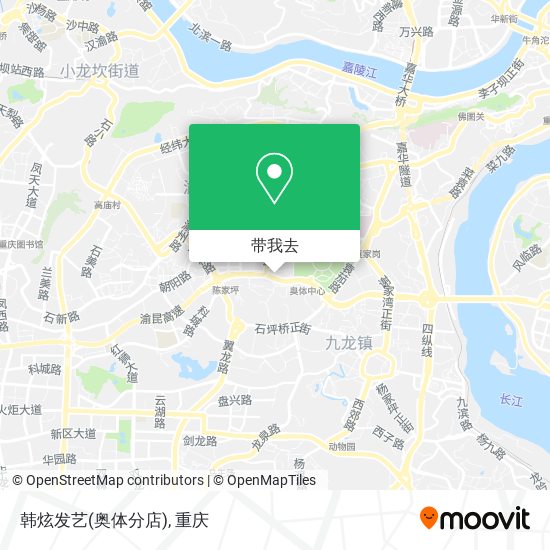 韩炫发艺(奥体分店)地图