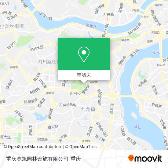 重庆览旭园林设施有限公司地图