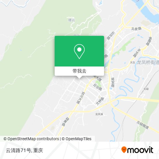 云清路71号地图