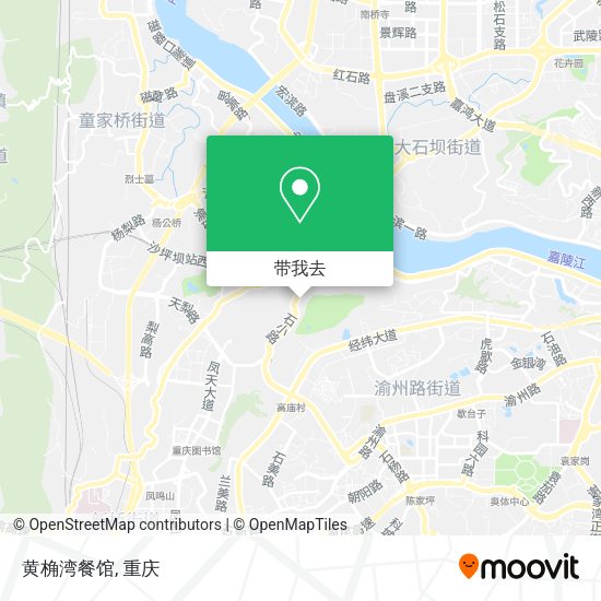 黄桷湾餐馆地图