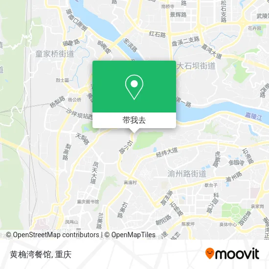黄桷湾餐馆地图