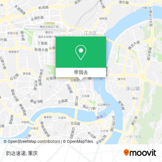 韵达速递地图