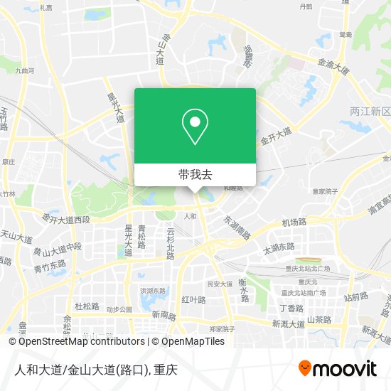 人和大道/金山大道(路口)地图