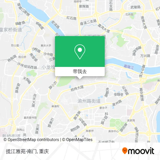 揽江雅苑-南门地图