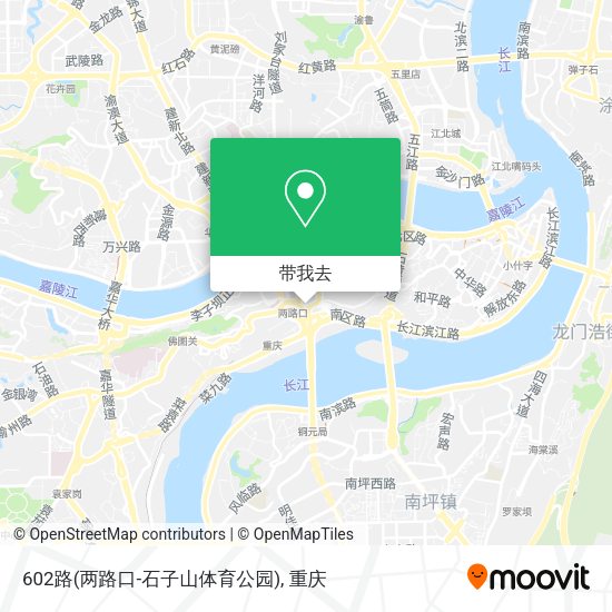 602路(两路口-石子山体育公园)地图