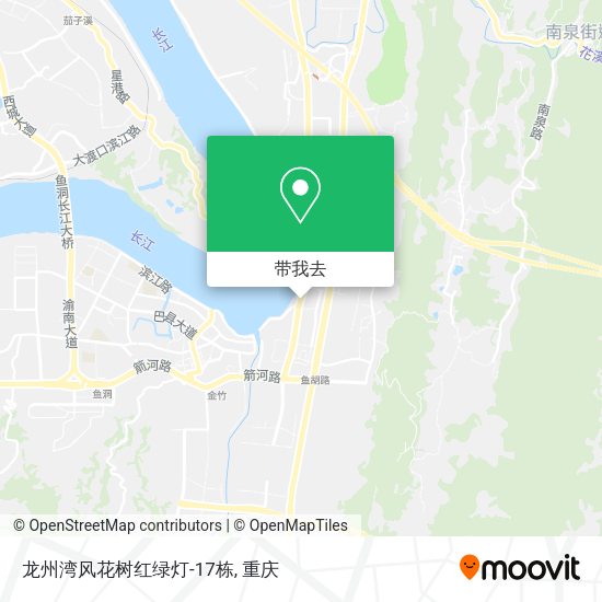 龙州湾风花树红绿灯-17栋地图