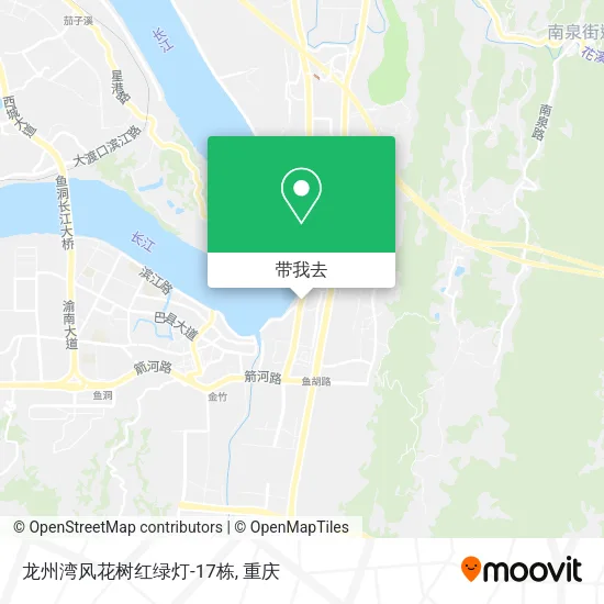 龙州湾风花树红绿灯-17栋地图