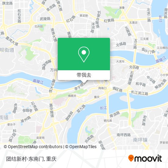 团结新村-东南门地图