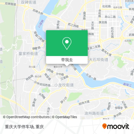 重庆大学停车场地图