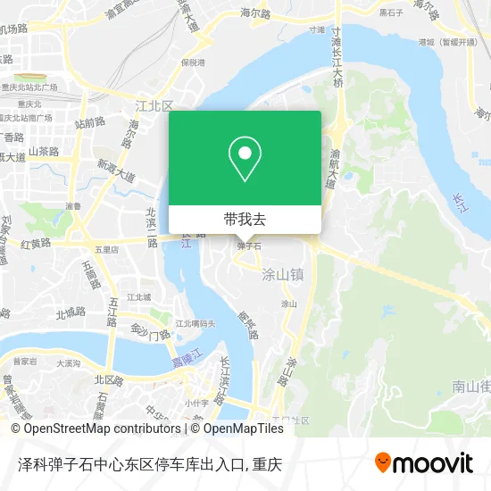 泽科弹子石中心东区停车库出入口地图