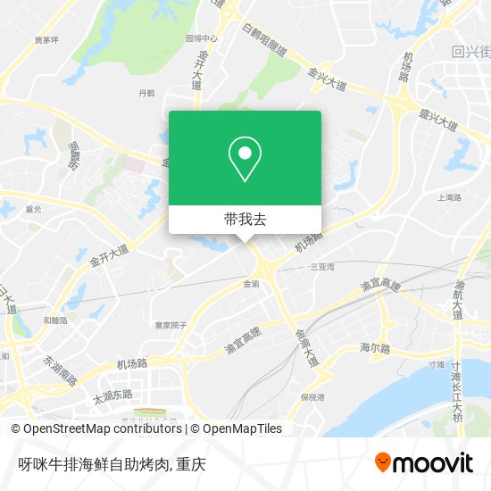 呀咪牛排海鲜自助烤肉地图