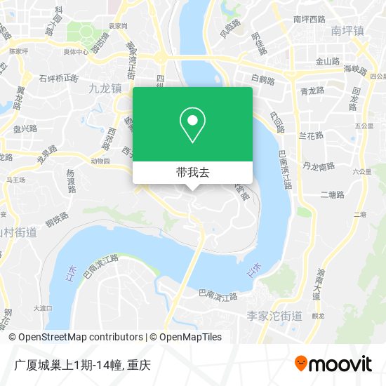 广厦城巢上1期-14幢地图