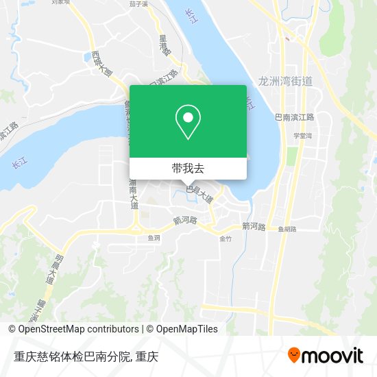 重庆慈铭体检巴南分院地图