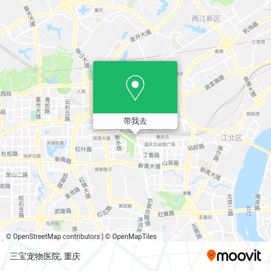 三宝宠物医院地图