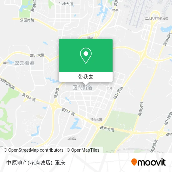 中原地产(花屿城店)地图