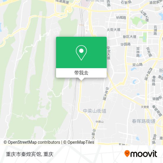 重庆市秦煌宾馆地图