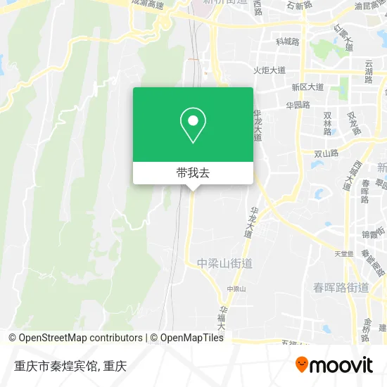重庆市秦煌宾馆地图