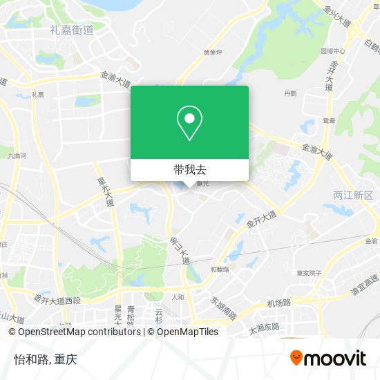 怡和路地图