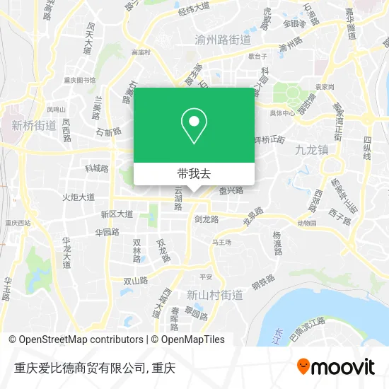 重庆爱比德商贸有限公司地图