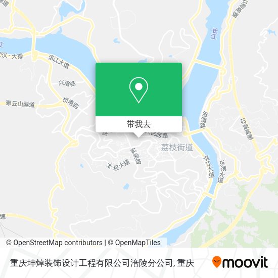 重庆坤焯装饰设计工程有限公司涪陵分公司地图