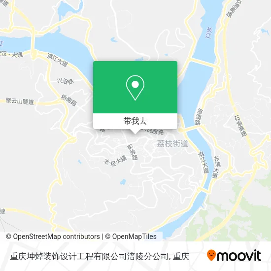 重庆坤焯装饰设计工程有限公司涪陵分公司地图