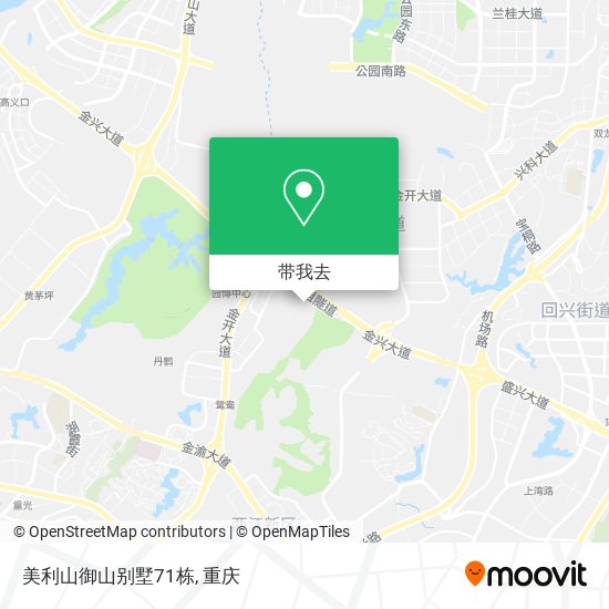 美利山御山别墅71栋地图