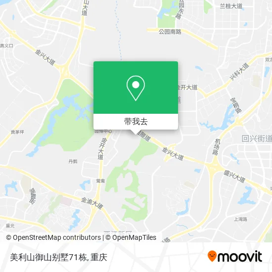 美利山御山别墅71栋地图