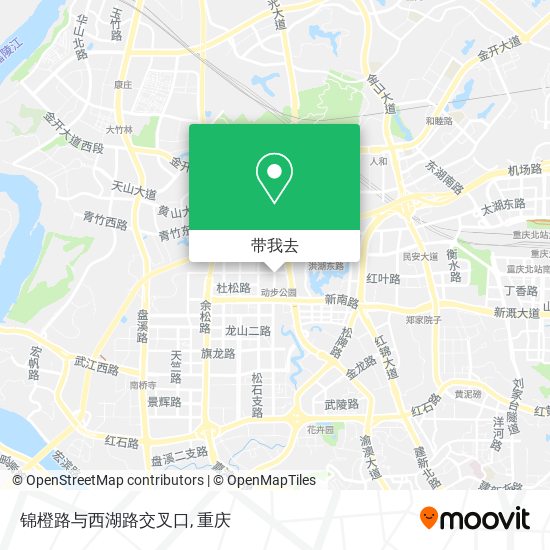 锦橙路与西湖路交叉口地图