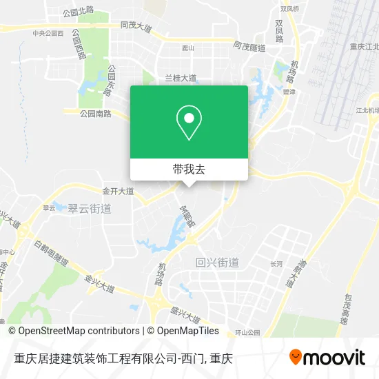 重庆居捷建筑装饰工程有限公司-西门地图