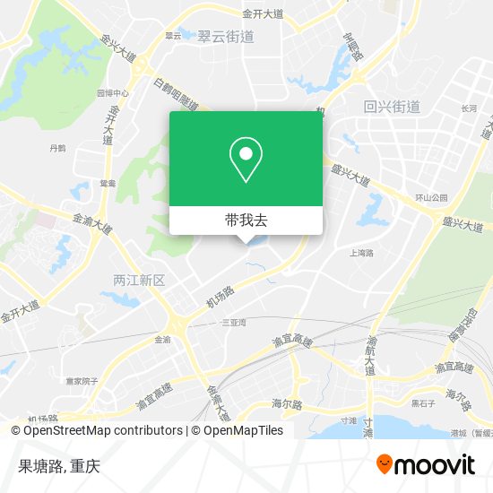 果塘路地图