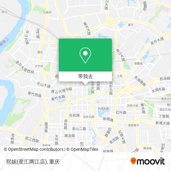 熙妮(星汇两江店)地图