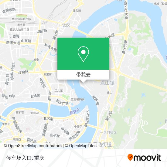 停车场入口地图