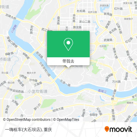 一嗨租车(大石坝店)地图