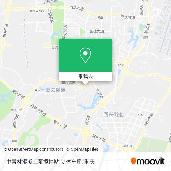 中青林混凝土泵搅拌站-立体车库地图