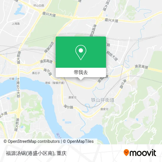 福源汤锅(港盛小区南)地图